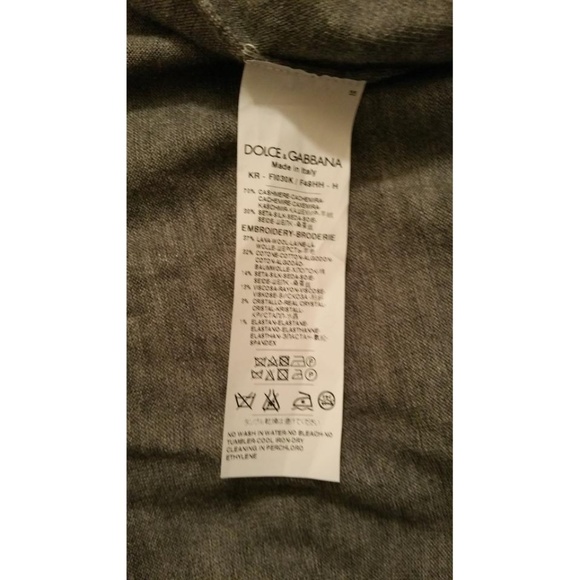 Dolce & Gabbana Owl Appliqué Crystal Studded Sweat - Picture 6 of 6